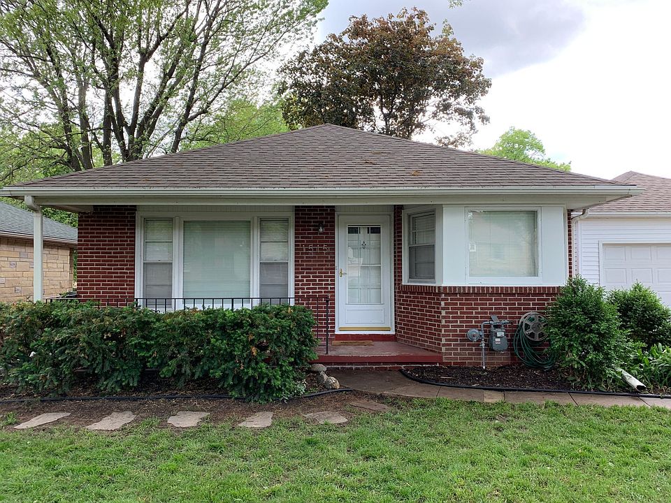 1950s brick bungalow.