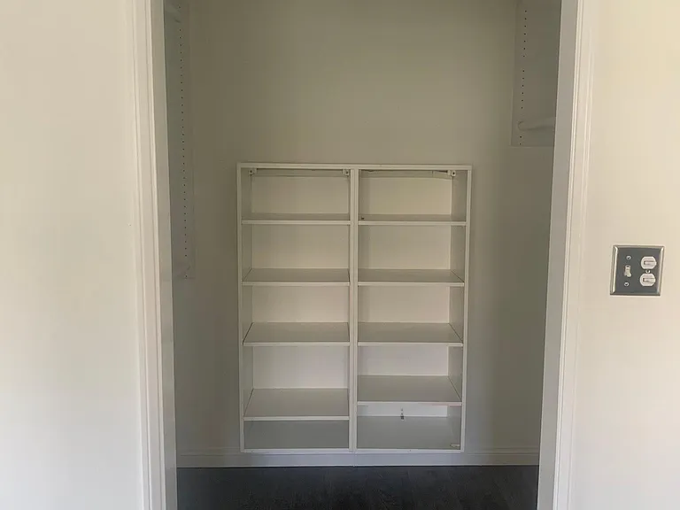 Master bedroom walk-in closet
