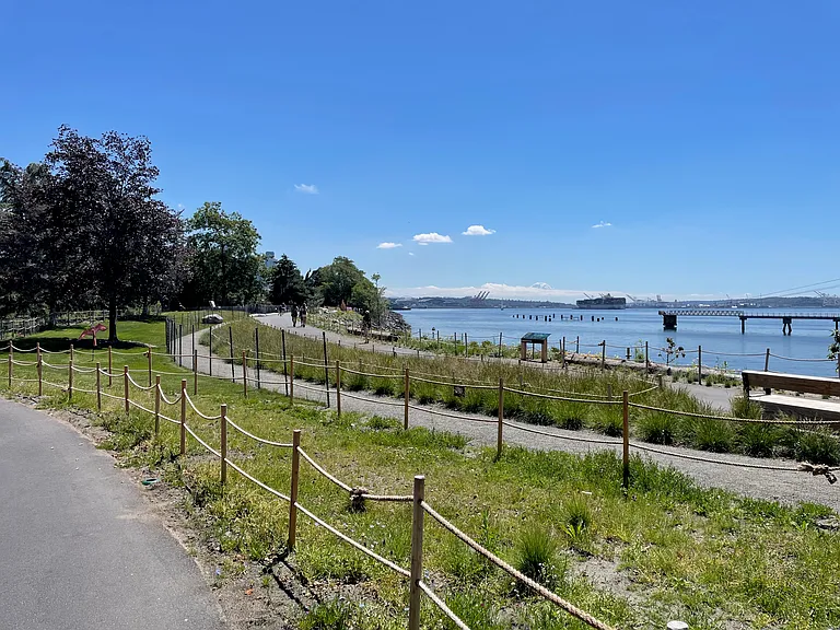 Centennial Park on Elliott Bay - biking and walking paths 2 miles south of Deauville Apts.