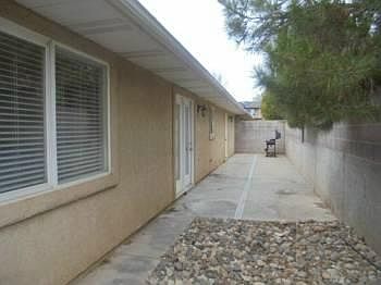 Rear with 40ft deep patio