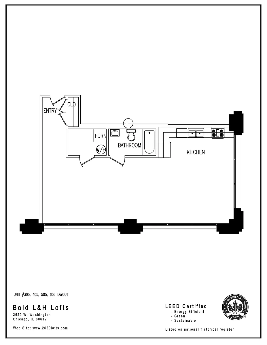 Floor plan 605