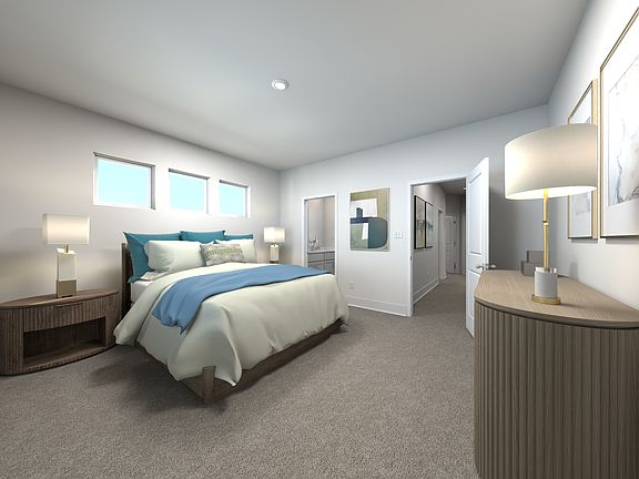 The primary suite offers a private retreat.