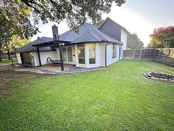 Six foot fenced, backyard