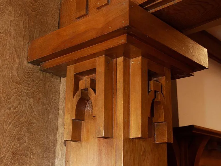 Asiatic themed original woodwork