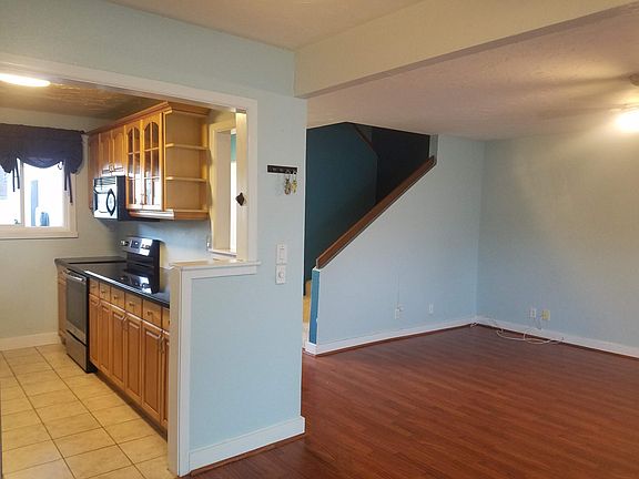 Kitchen, living Room and Stairwell