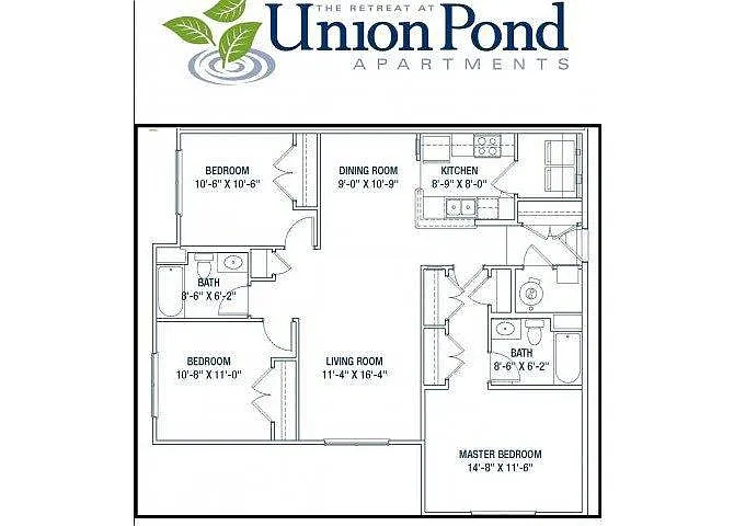 Floor plan Three Bedroom