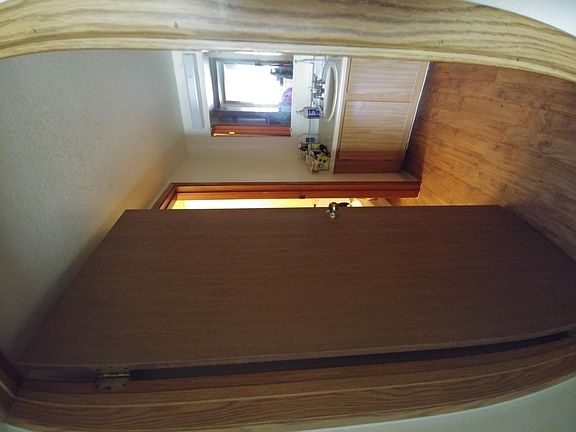 Vanity area and WC w/ toilet/shower