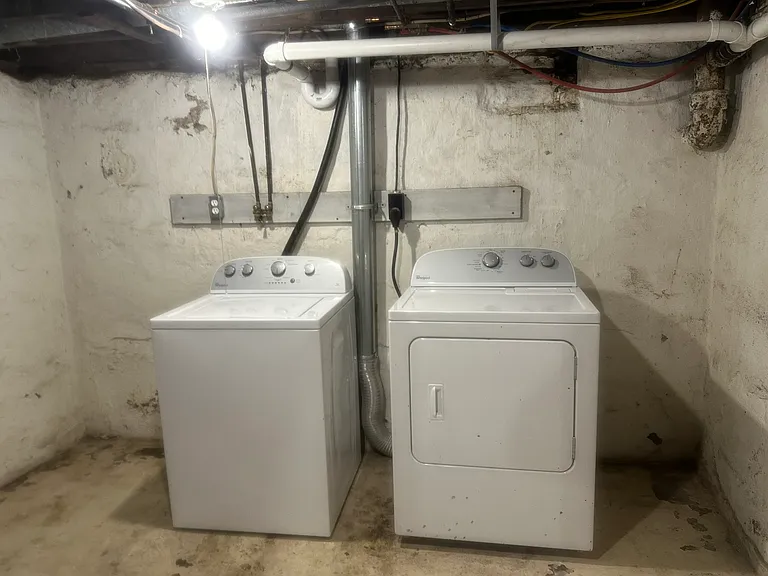Laundry located in basement