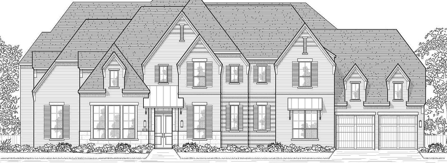 Plan 6651 Plan, Mustang Lakes Huntington 100ft Lots, Celina, TX 75009