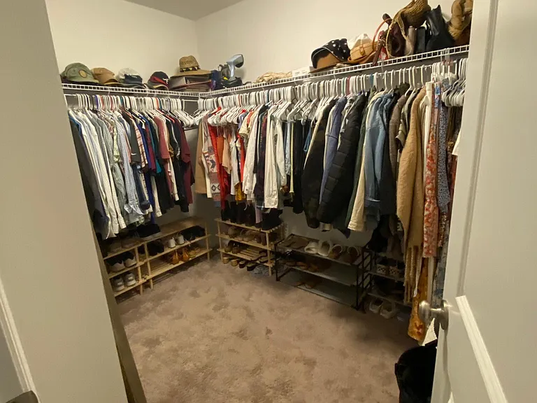 Large Walk-in Master Closet