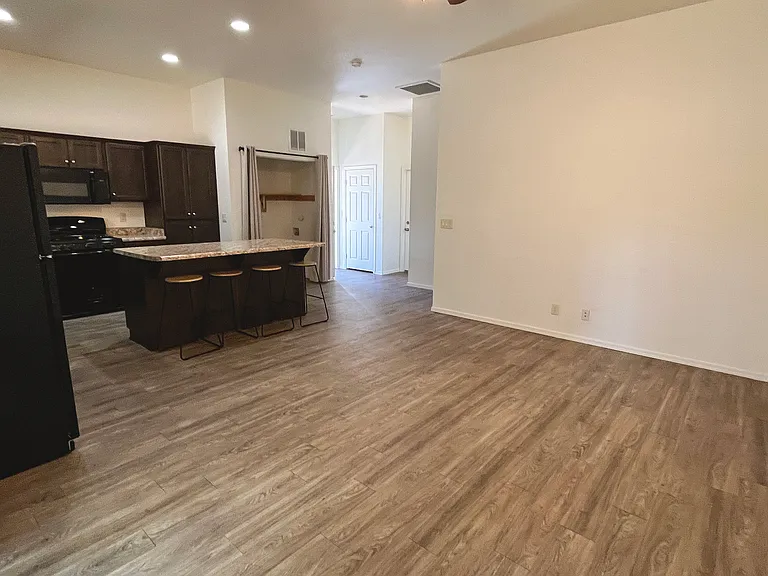 living room & dining area