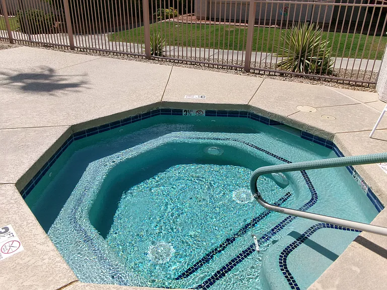 Hot tub for your use.