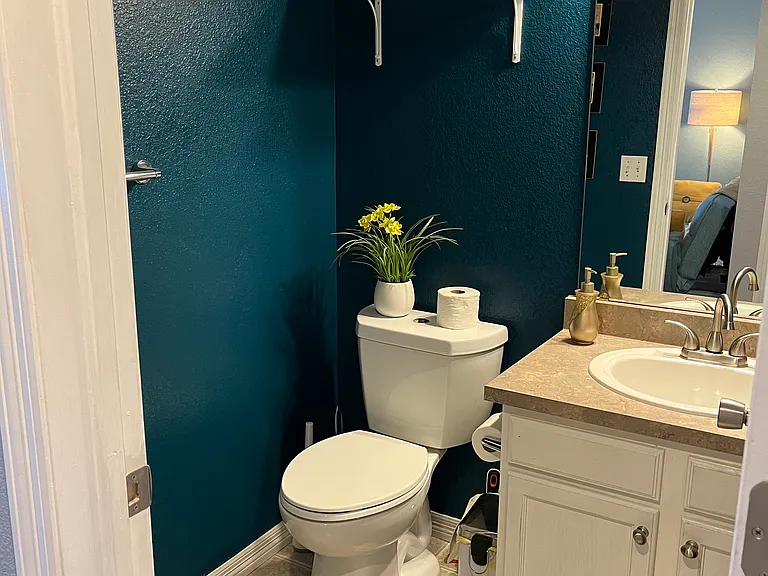 Half bathroom on the main floor.