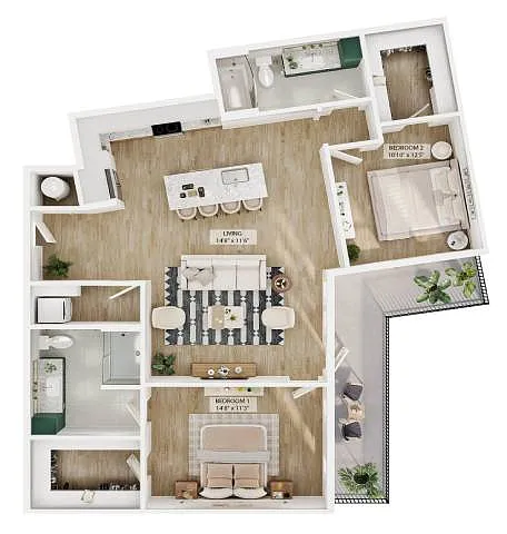 Floor plan B7
