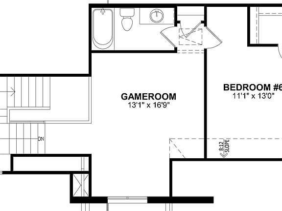 floor plan second level