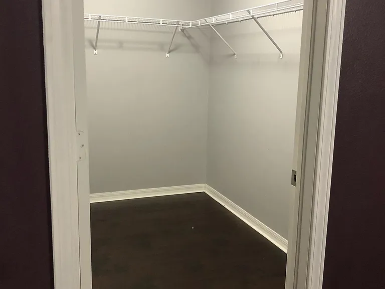 Master bedroom walk-in closet