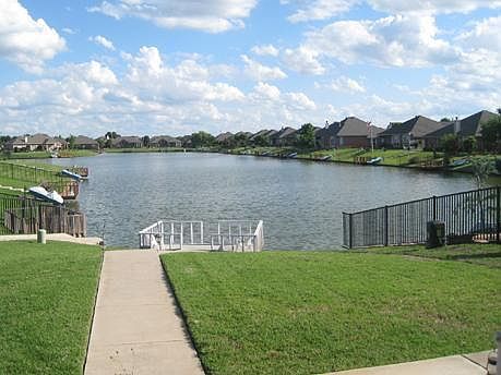 Lake view in the summer