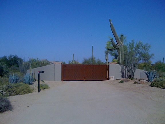 Front gate on 84th Street