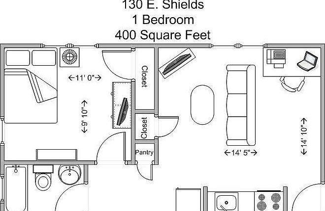 1st image of 130 E Shields St APT 10