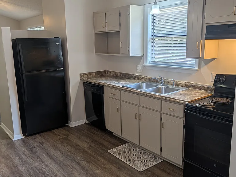 Kitchen View from Side Entrance