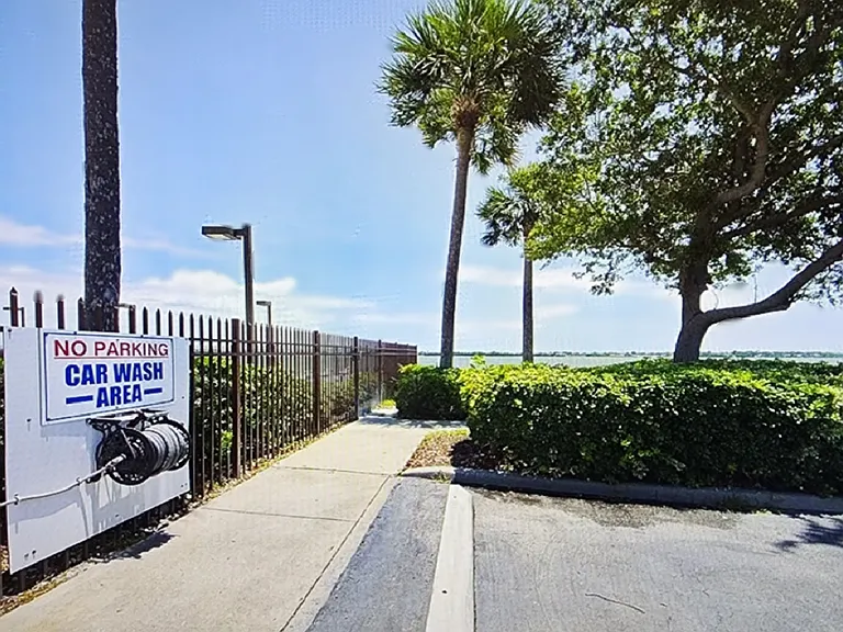Assigned covered parking with access to Car Wash.