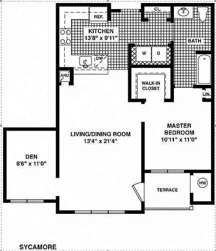 Floor plan Sycamore