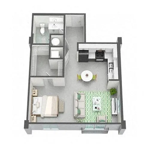 Floor plan Slate-Stone Lofts