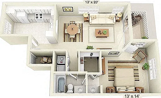 1 Bedroom Downstairs Luxe 1 Bedroom Downstairs Luxe