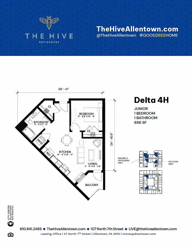 Floor plan Delta 4H