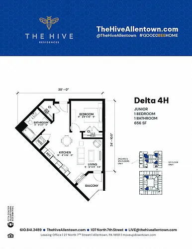 Floor plan Delta 4H
