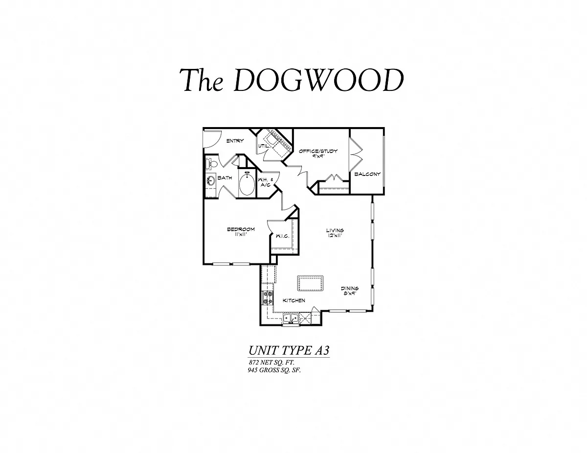 Floor plan A3 - The Dogwood
