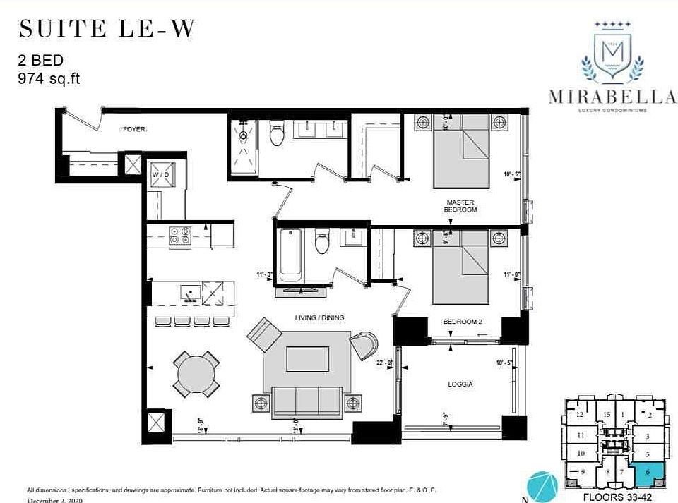 2nd image of 1928 Lake Shore Blvd W #3506