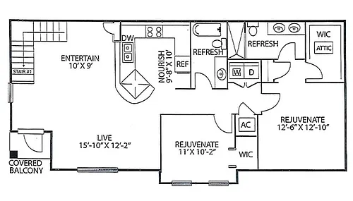 Floor plan Cattail - Prem Exec