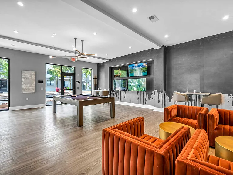 The billiard lounge