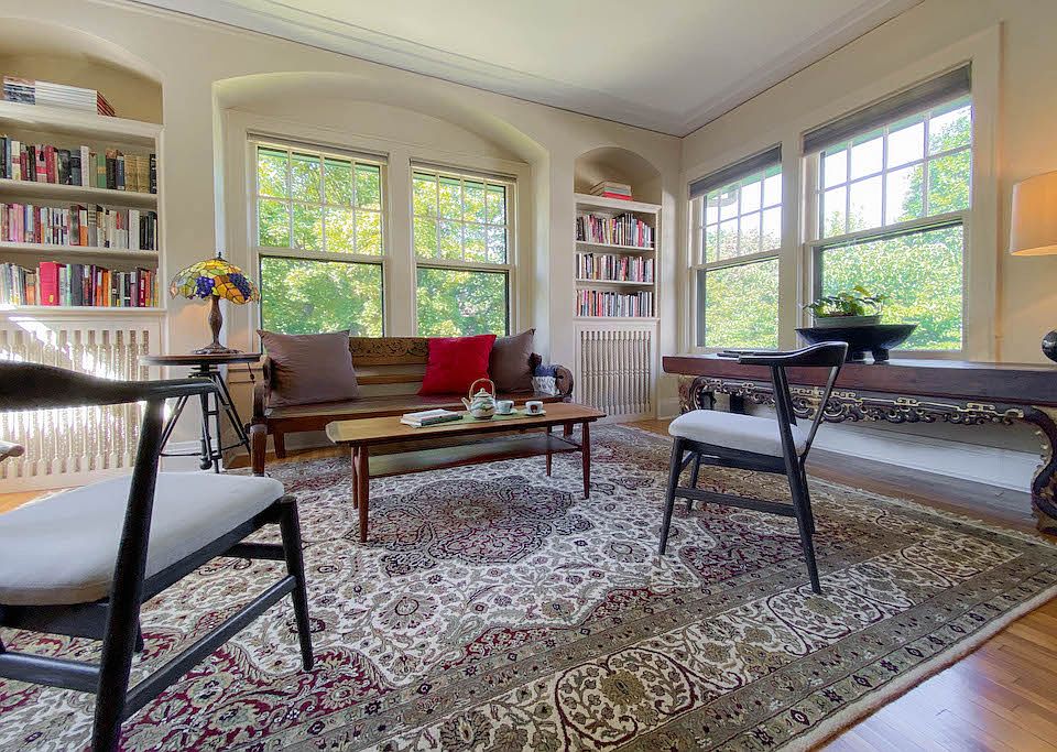 Sun room / living room - this is furnished unit 2 but unit 1 is identical