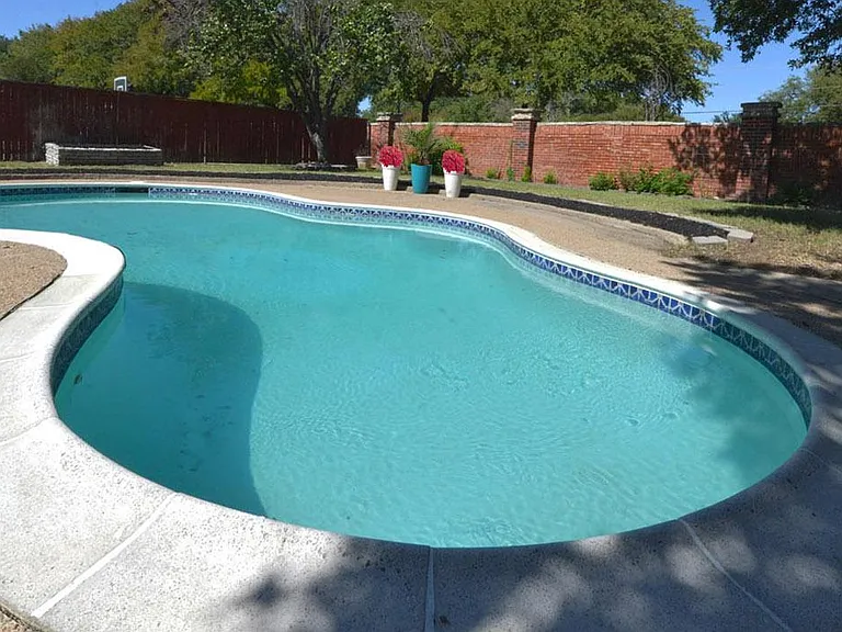 You be the first to swim In the newly refinished pool