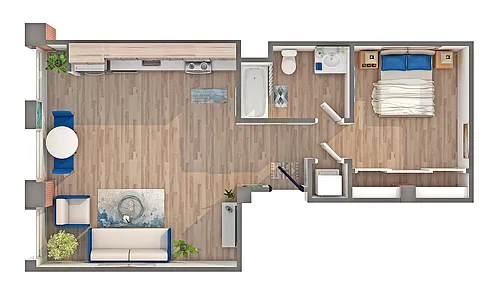 Floor plan Studio - I