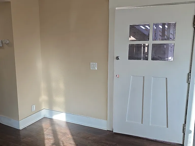 inside view of entry door