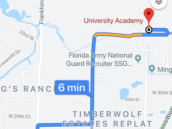 1.5 mi. University Academy 