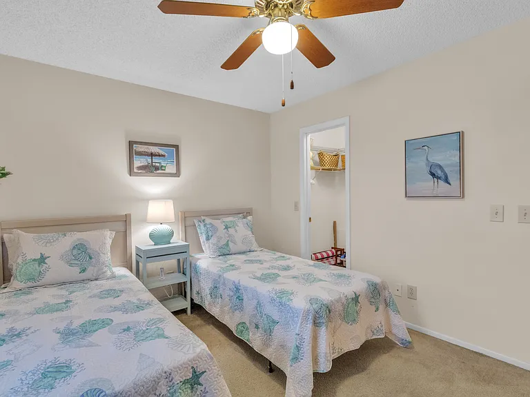Guest Bedroom w/ walk-in closet