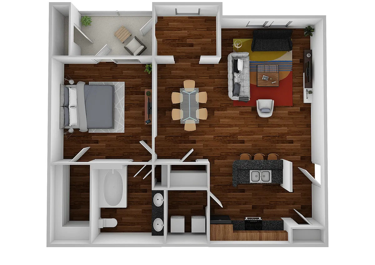 Floor plan A - The Bellevue
