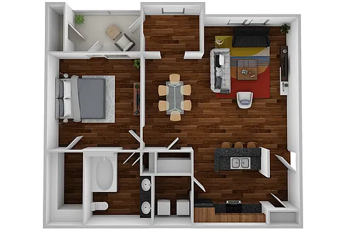 Floor plan A - The Bellevue
