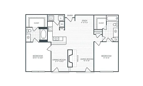 Floor plan Bella Villa XIII