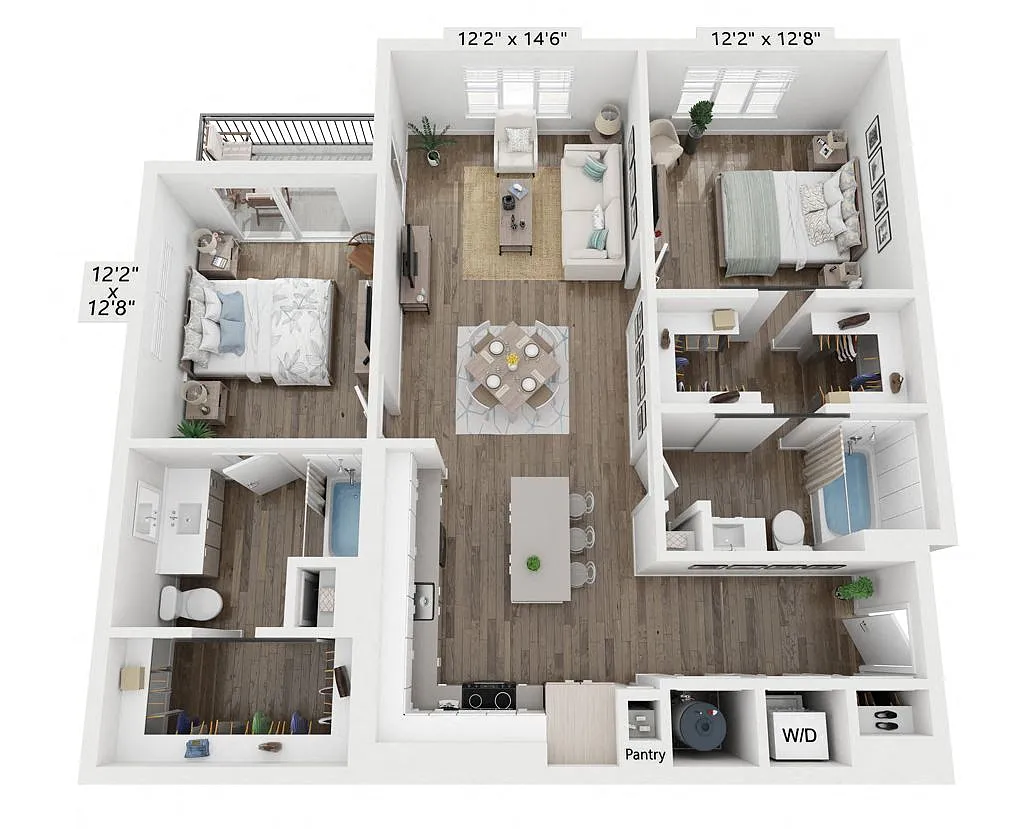 Floor plan B1