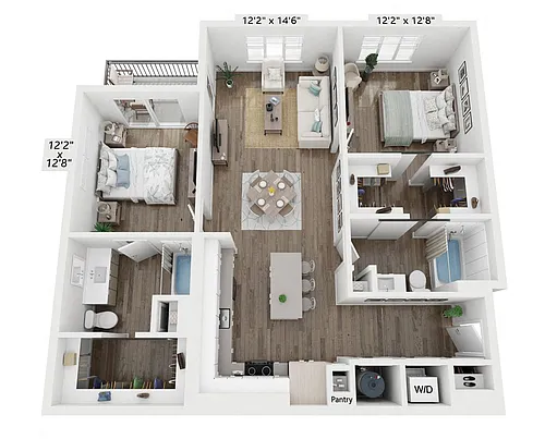 Floor plan B1