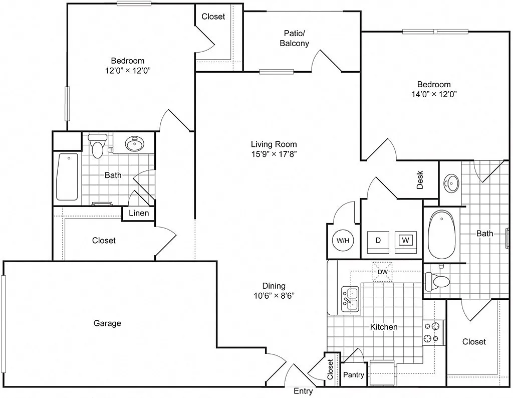 Floor plan B2