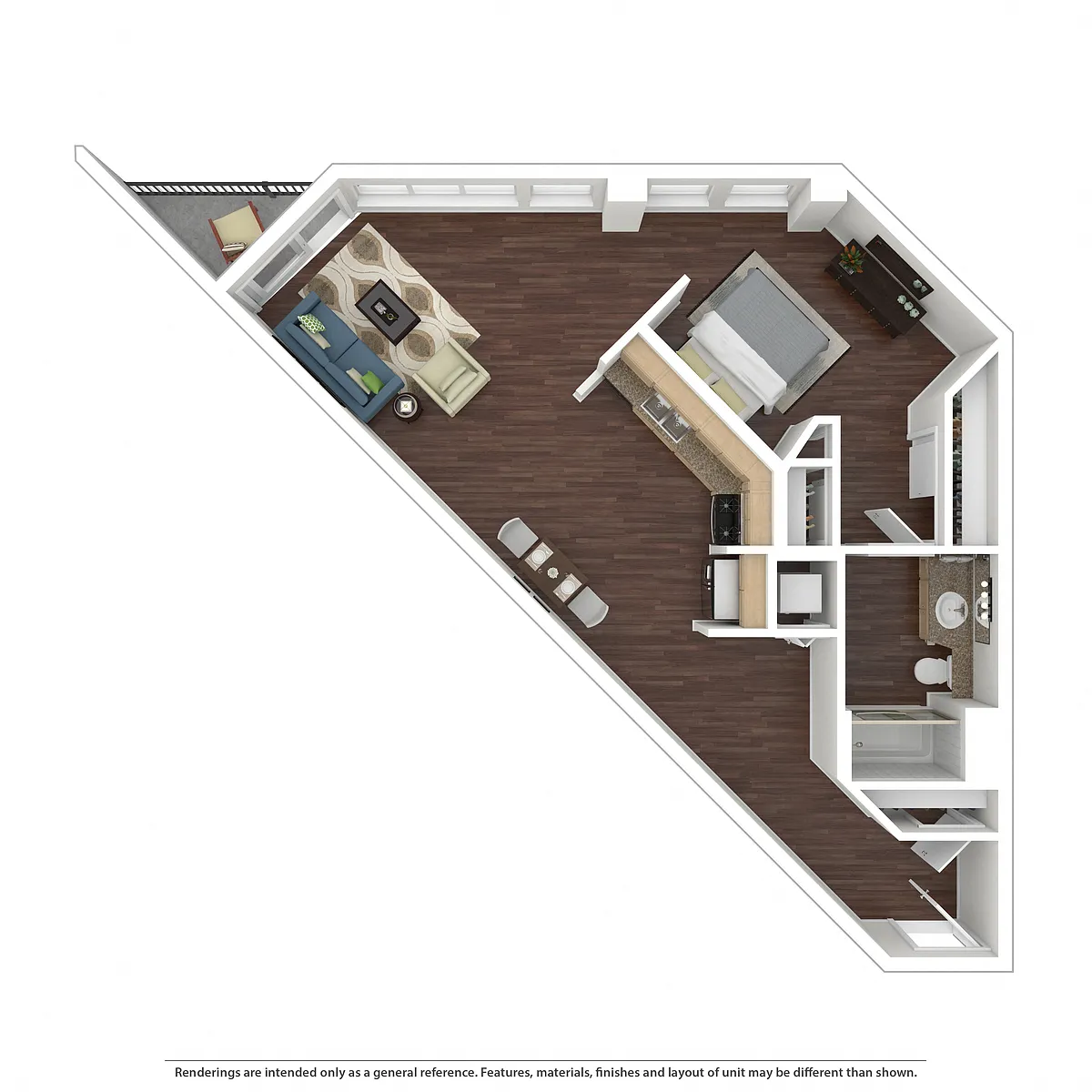 Floor plan Panorama Studio