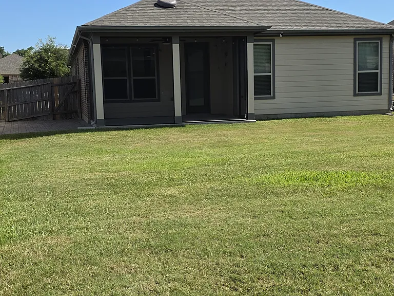 Large fully fenced back yard.