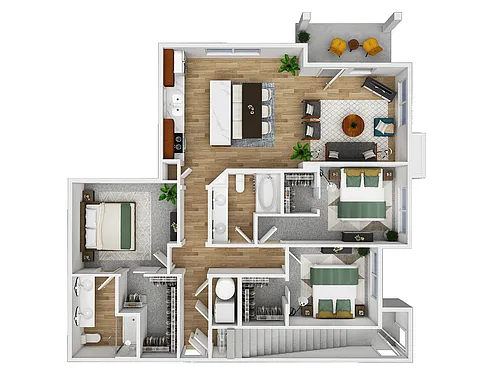 Floor plan C1U