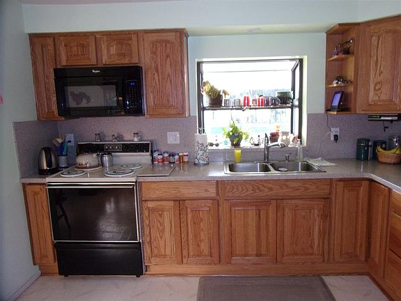 updated cabinets and counters
